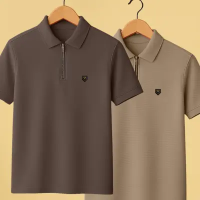 stylish casual wear polo neck tshirt