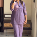 Designer Pleated Co-Ord Set