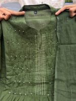 Green Velly Pure Cotton Suit Set - Image 2